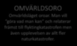 Motiv till att skänka pengar Vanliga nämnda anledningar till varför man väljer att skänka