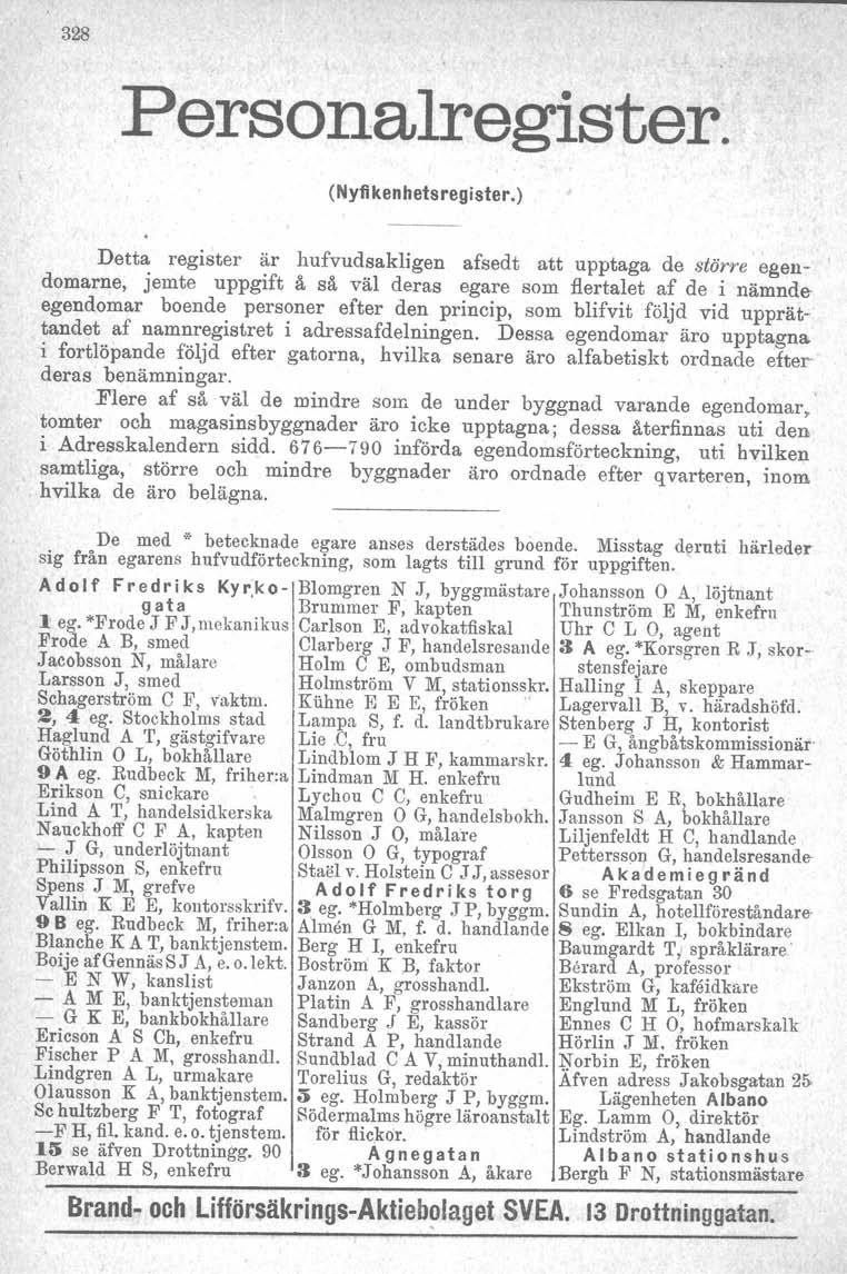 328 Personalregister. (Nyfikenhetsregister.