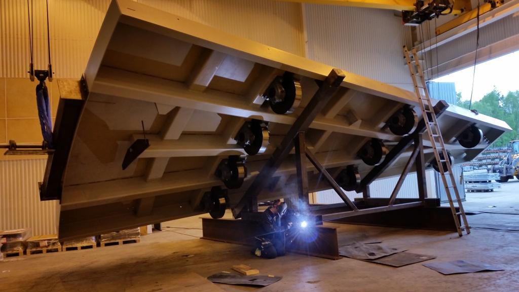 ABB Kabelsvängskivor Leverans av tårtbitar