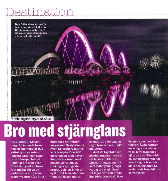 Sölvesborgsbron Publicitet Bro med