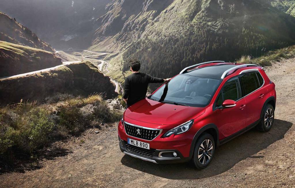 NYA PEUGEOT 2008 Nya Peugeot 2008 SUV har fått ett helt nytt uttryck med stilsäker design och ny avancerad teknologi.