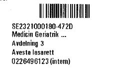 Landstinget Dalarna 3(8) Pappersremisser till Laboratorierna i Dalarna (kemi, mikrobiologi och patologi/cytologi) Det är viktigt att streckkod finns på vårdenhetsetiketterna från TakeCare