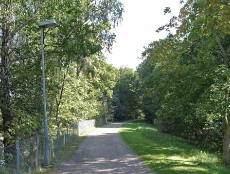 Det nordligare läget för bron innebär att intrånget blir marginellt större närmast ån, jämfört med alternativ 1. Det faktum att bil trafik förekommer i området kan dock upplevas som en stor störning.
