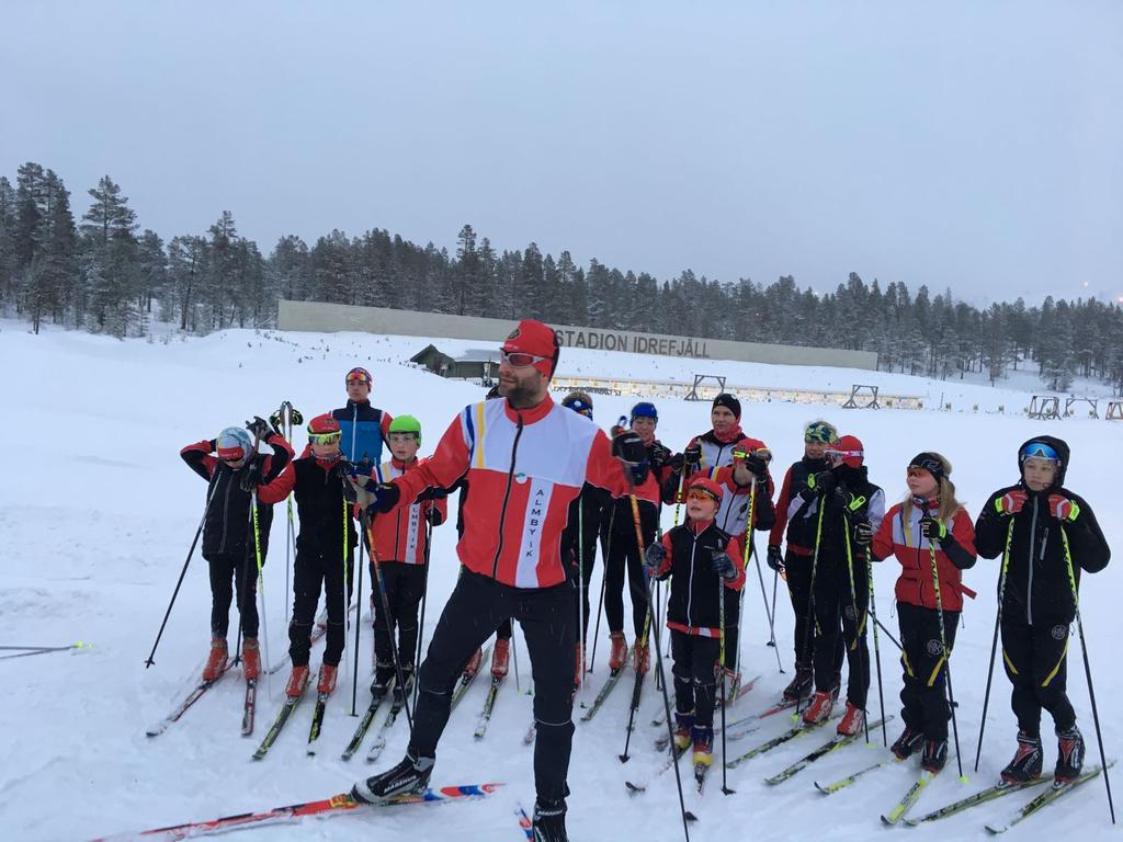 Nästa läger hölls i Idre 9-11/12 även om några åkte skidor även på kvällen den 8/12 när de kom upp.