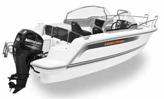 S-line innebär att båten är extrautrustad med exklusivare tillbehör och en ny sober färgsättning i grått och orange. Ryds modernaste walk around.