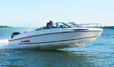 FLIPPER 600 SC Mercury F80 ELPT EFI Perfekt båt för fiske, dagsutflykter eller som passbåt En mångsidig båt i Flipper-serien med stabilt skrov och mittpulpet, som har briljanta egenskaper för både
