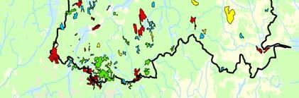 Nedan beskrivs de värdefulla forssträckor som har pekats ut i