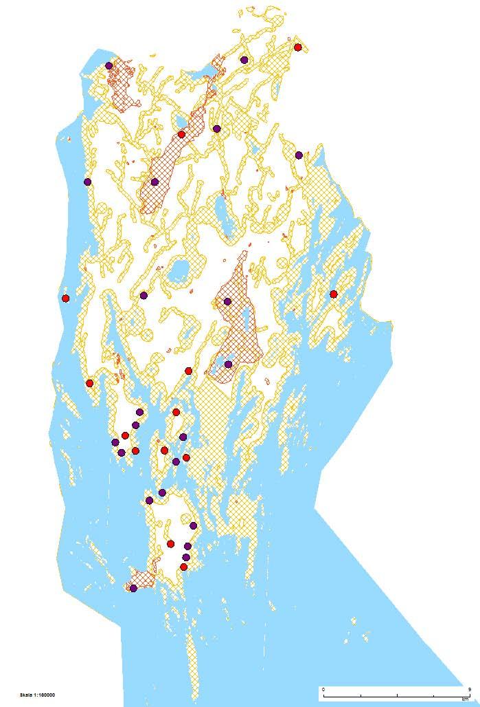 Klass 1- Hög skyddsnivå gällande miljöskydd Klass 2- Hög skyddsnivå gällande hälsoskydd Klass 3- Förbud mot installation av WC Klass 4- Förbud mot installation av WC och BDT Klass 0- Normal