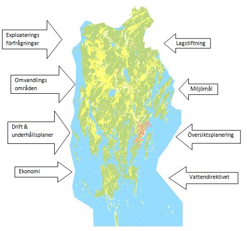1 Inledning Det finns många olika styrande faktorer som påverkar hur vatten- och avloppsutvecklingen ska se ut i Nynäshamns kommun och det finns ett behov av att ta ett helhetsgrepp om hur VA-frågan