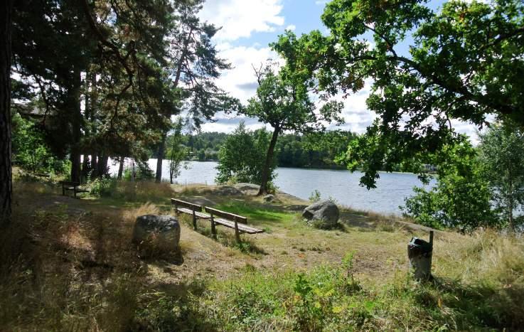 6. Strandpark vid Maskrosstigen Karaktär och storlek: Strandpark,.37 ha. Innehåll: Intill Maskrosstigen finns ett område som gränsar till Långsjön.
