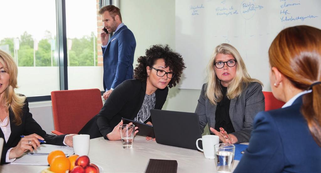 utvecklingen. Utifrån övergripande strategi fastställs varje år mål på bolags-, grupp- och individnivå. Tillsammans med värdegrunden utgör dessa grunden för utvecklingssamtalet och målkontraktet.