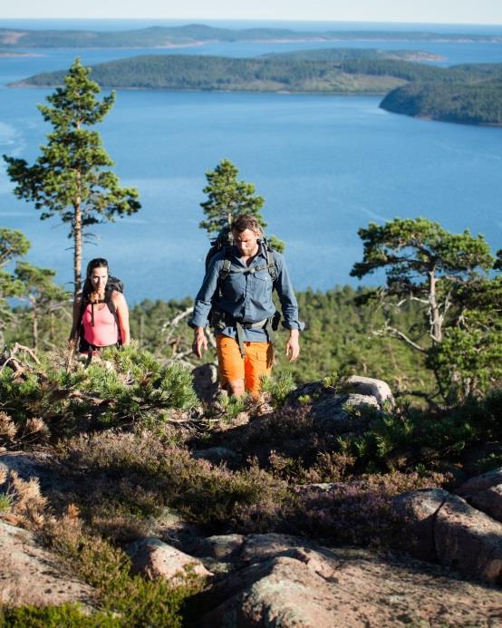 Aktiva Naturälskare (39%) Vill uppleva allt möjligt men drivkraften är MEST att uppleva naturen, vara aktiv och röra på sig, njuta av lugn och stillhet.