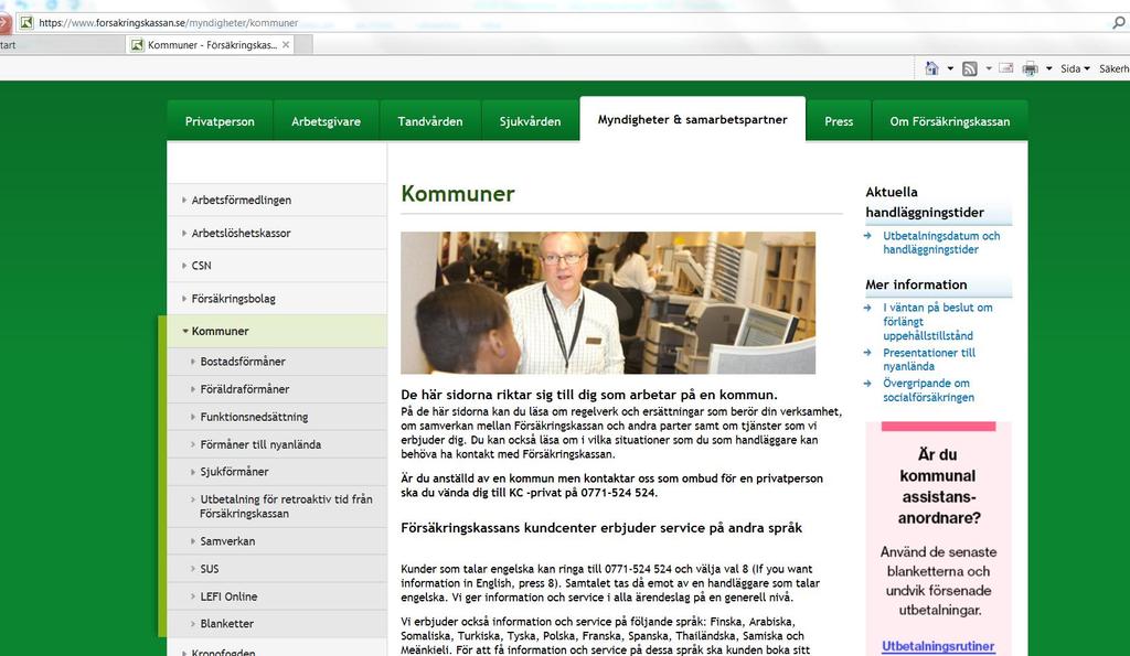 Presentationer om förmåner på www.fk.