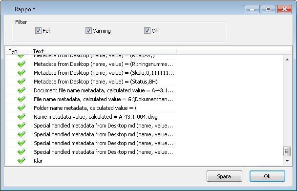 Exportera dokument från Chaos desktop till ProjectWise 1.
