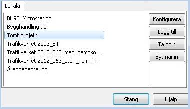 Systeminställningar Konfigurera projektmallar Vid installation av Chaos desktop kan du välja att ta med projektmallar. Mallarna används när du skapar ett nytt projekt.