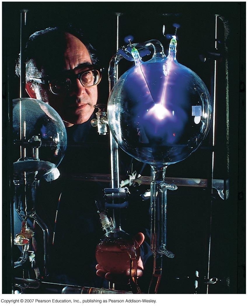 Miller-Urey experimentet Stanley Miller och Harald Urey gjorde 1953 ett mycket viktigt experiment. I den första behållaren simulerades avdunstning av vatten från havet genom att värma ett vattenbad.
