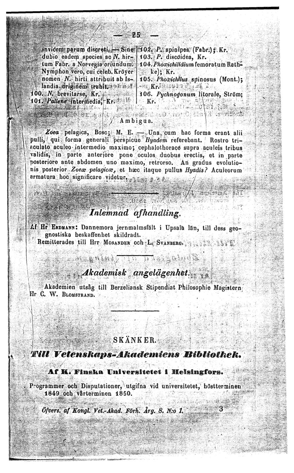 invicem-.pgrum disor^ti.-i+r Sine;. dubio eaderp species ae N. hir~ Lum Fabr. a Nprvegia-'oriUndunr. Nyniphon vero, cui eeleb.krsyer nomen JV. hirti attribuit ab Is- Iandia.OTigirie'nr trahlt.