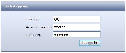 1 Logga in När du ska logga in går du till: https://bin.qbis.se/login/login.aspx eller Qbis.se, där finns en länk på första sidan som heter Kundinloggning.