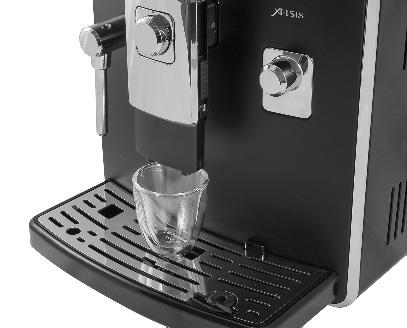 14 BRYGGNING AV KAFFE ESPRESSO / UTSPÄDD ESPRESSO Proceduren visar hur bryggningen av en espresso går till. För att brygga övriga kaffedrycker, välj kaffedryck genom att trycka på motsvarande knapp.