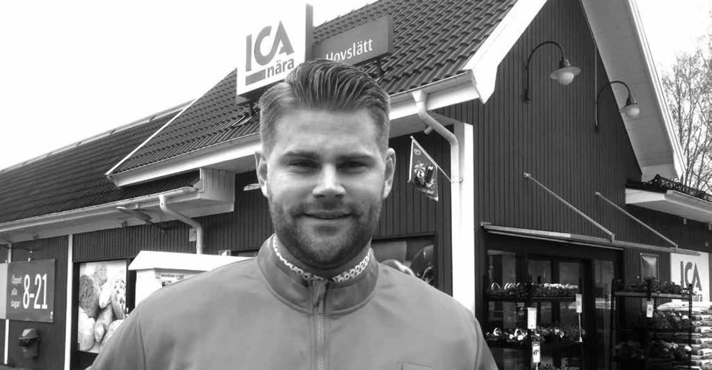 Oskar Henningsson Den 1 februari i år började Oskar Henningsson arbeta som ICA-handlare i Hovslätt. Oskar växte upp i Vederslöv, söder om Växjö.