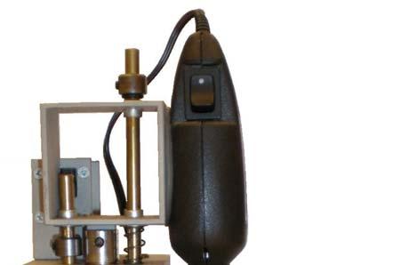 Borrmaskin-Robot Borrmotor med ON/OFF knapp Givare (sensor) för borr i topp- eller bottenläge Tryckfjäder