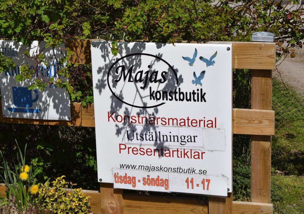 Konstbutik café & Restaurang Stall Yxnarum Torkö Kajak Karlssons Gårdsbutik i Tomtesunda