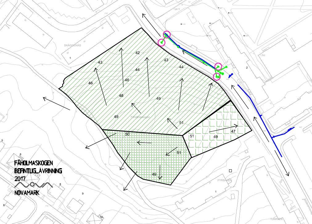 3.3 Hydrogeologi Grundvattenförhållanden är inte undersökta. 3.