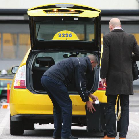 Branschfrågor Taxi ska, liksom övrig kollektivtrafik, ha en god tillgång till offentliga terminaler och bytespunkter under rimliga ekonomiska villkor.