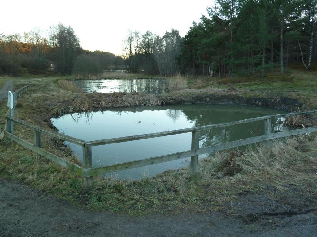 Sid 6 (16) Avskiljning i befintliga reningsanläggningar och Långängskärret Avskiljning av fosfor kan i dagvattendammar kan variera och sker främst via sedimentation.
