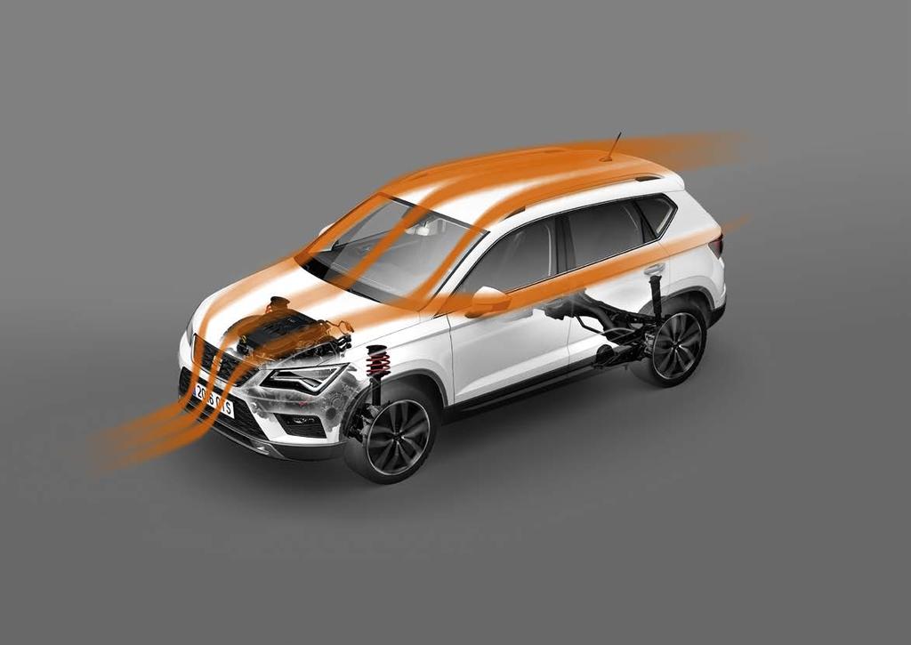 SEAT Ateca har designats utifrån en anpassad version av MQB-A-plattformen med vårt miljöengagemang i åtanke. Den är lika effektiv som den är mångsidig.