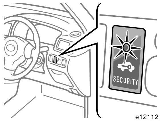 NYCKLAR OCH DÖRRAR 39 6. Kontrollera att indikeringslamporna blinkar innan du lämnar bilen. Låt aldrig någon sitta kvar i bilen när du ställer systemet. Om en dörr låses upp inifrån aktiveras larmet.