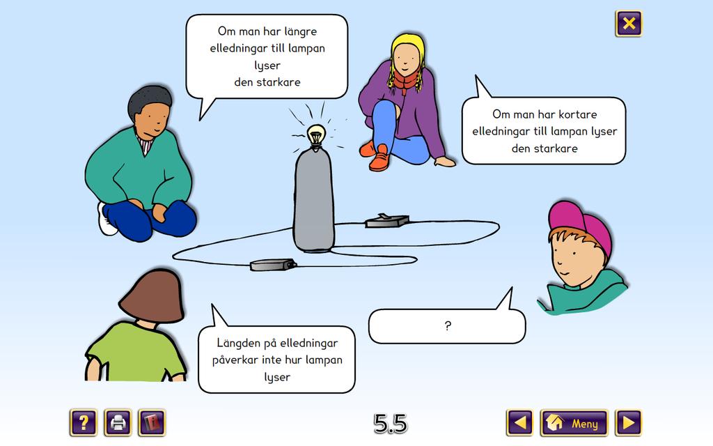 Språkövningar Start- och
