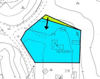 med förslag till detaljplan och innebär inget ställningstagande från lantmäterimyndighetens sida. Bönan 2:16 115 kvm mark kommer att tillföras från den kommunägda fastigheten Bönan 1:1 (se bild).