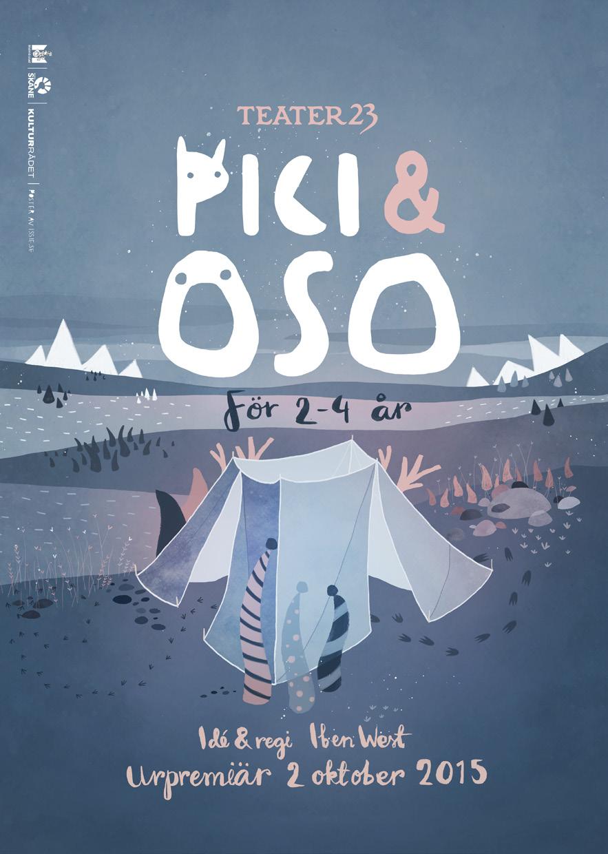 Program för förskola Hässleholm Kulturhus - Vita salongen Pici & Oso med Teater 23 Vecka 17: tisdag-onsdag 26-27 april, kl. 9.30 & 10.45 Ålder 2-4 år. Längd ca 45 minuter inkl. efterföljande lekpass.