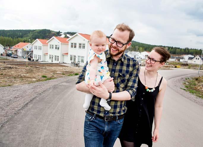 falun.se/ Även om stora delar av bostadsområdet fortfarande är under uppbyggnad, så trivs familjen Billingskog Nyberg väldigt bra.