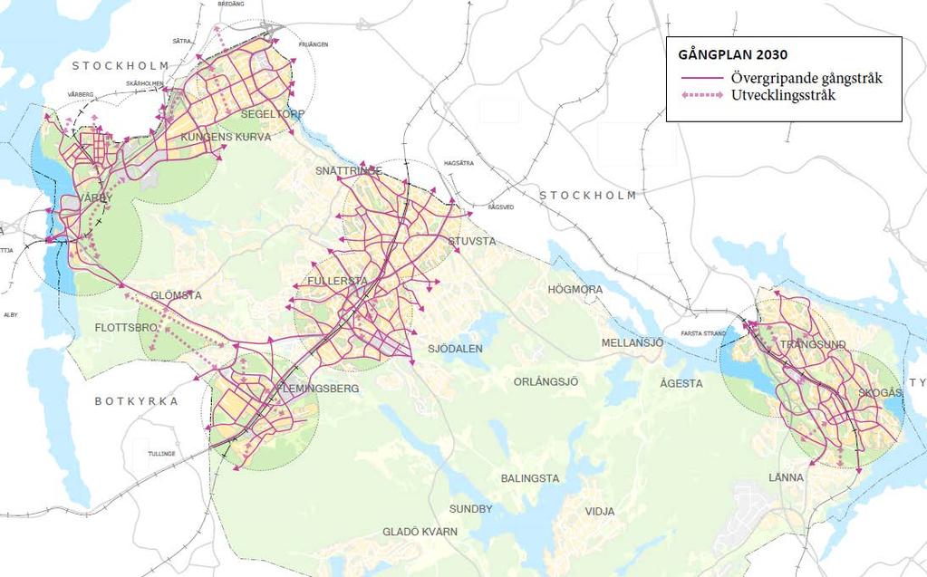 GÅNGPLAN FÖR HUDDINGE