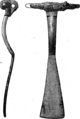 DEN F01UIIST01USKA FOUNFORSKNiNGEN 1 SVERIGE 1880 1881. 37 bronsspänne, hvars nål varit af jern (fig. 18. St. M. 6746 b).