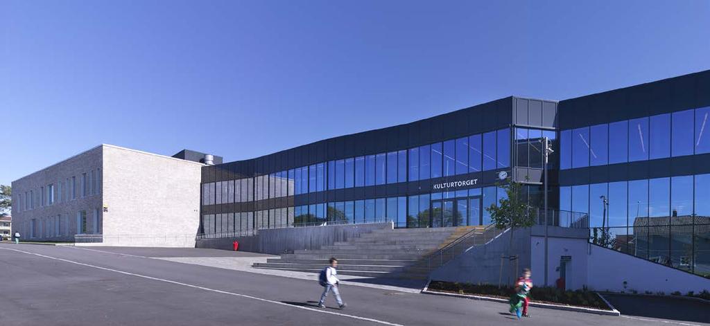 Objekt: Sandesundveien skole. Ort: Sarpsborg, Norge.