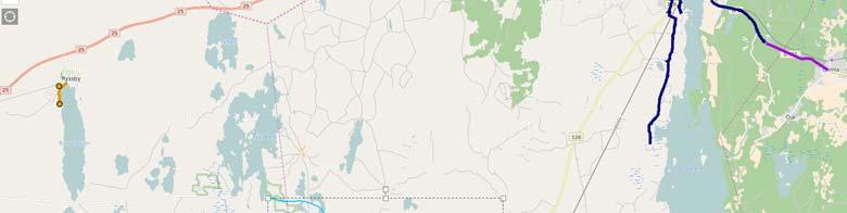 Al 33: Banvallsleden Höganäs Lv 610 Huvudsakligen enskild Kommunens prioritering: 1 Läge: Väster om Vislanda Hastighet: 70 km/h NNK: 0,9