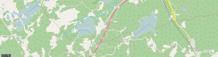 (statlig)+ 2,1 km (enskild) Antal adresser inom 5 km från vägen: 2713 (ca 799