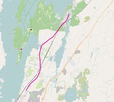 Älmhult - statliga Äl 1: Lv 600 Diö Möckeln PRIORITERAD Kommunens prioritering: 1 Läge: Diö Hastighet: 50 80 km/h NNK: 0,9(landsbygd)/ 0,2(tätort) Längd: 7,94 km 1 lindrigt.