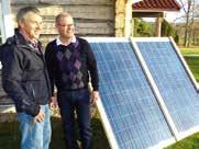vattenmantlade braskaminer som kompletterar solenergin.