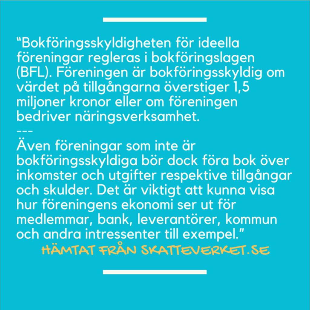 23 Förvaltning av pengar Att förvalta föreningens pengar betyder att man tar hand om de pengar som föreningen har. Det gör man enklast genom att ha dem på bank.