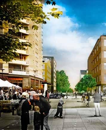 ÄLTA VISION, NACKA Status: Pågående detaljplan Antal bostäder samtliga etapper: cirka 1 000 I Älta äger vi både äldre och nybyggda fastigheter och vi vill skapa fler klimat smarta och moderna