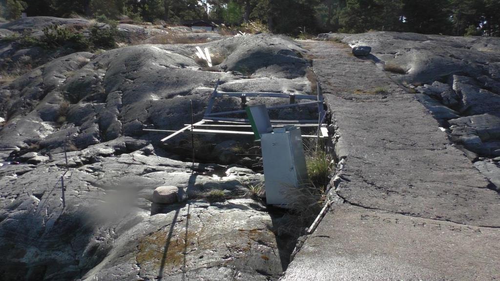 visar platsen där den ansökta istegsbryggan är tänkt att uppföras.