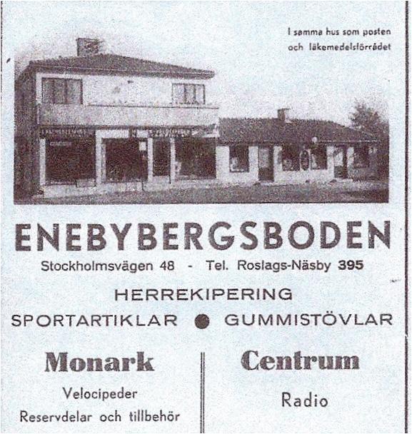 Ebbe inledde med att visa karta över samhället under entreprenören Ernst Kihlbergs tid. Kihlberg bildade AB Enebybergs villastad.