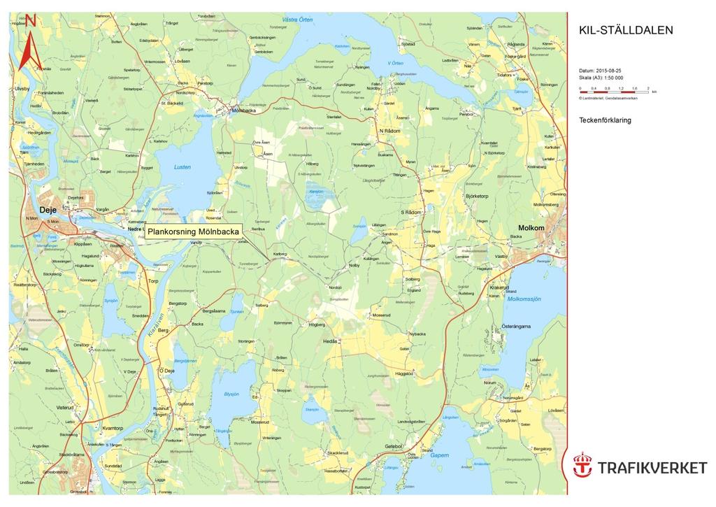kapacitetshöjande och säkerhetshöjande åtgärder som genomförs på järnvägen på sträckan Kil-Ställdalen.