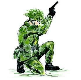 Signalpistol 4. Hanterin ing. Signalpistol får inte medföras laddad. Signalpistol laddas omedelbart före eldgivning. Patron ur ska göras innan förflyttning sker.