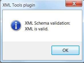 Figur 5 Din XML är korrekt c.