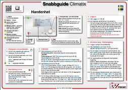 Snabbguide Climatix och Snabbmanual